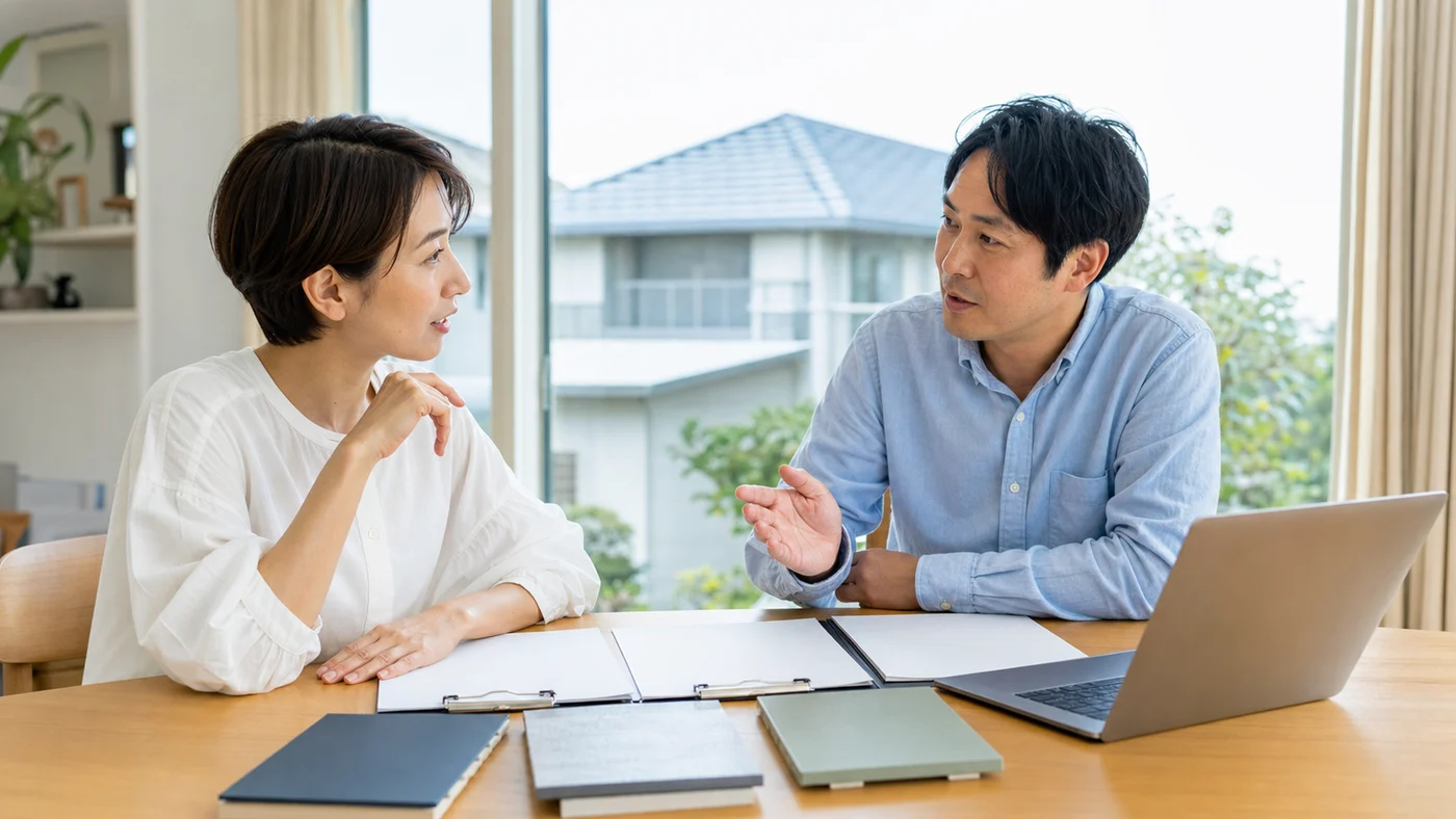 屋根塗装の相見積もりを複数社で比較する日本人の施主